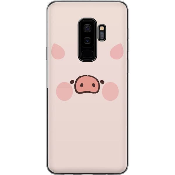Kompatibelt Mobildeksel til Samsung Galaxy S9+ Minimalistiskt grisansikte