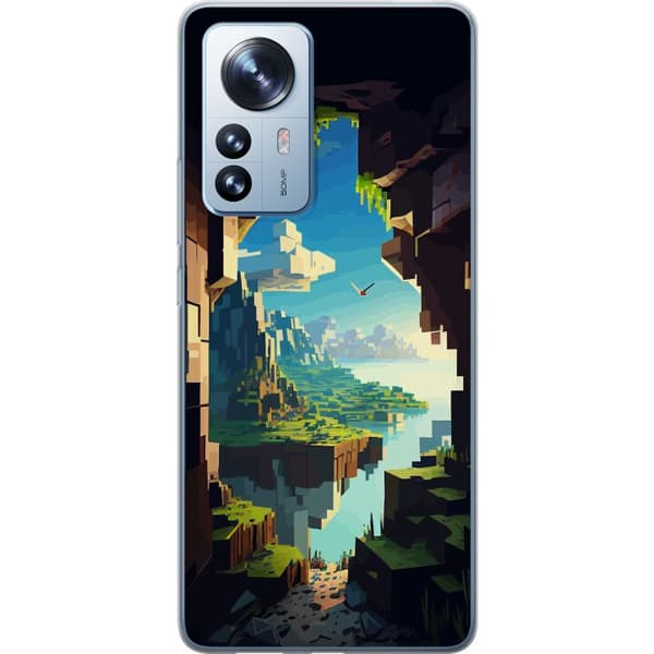 Kompatibelt Mobilskal till Xiaomi 12 Pro Minecraft