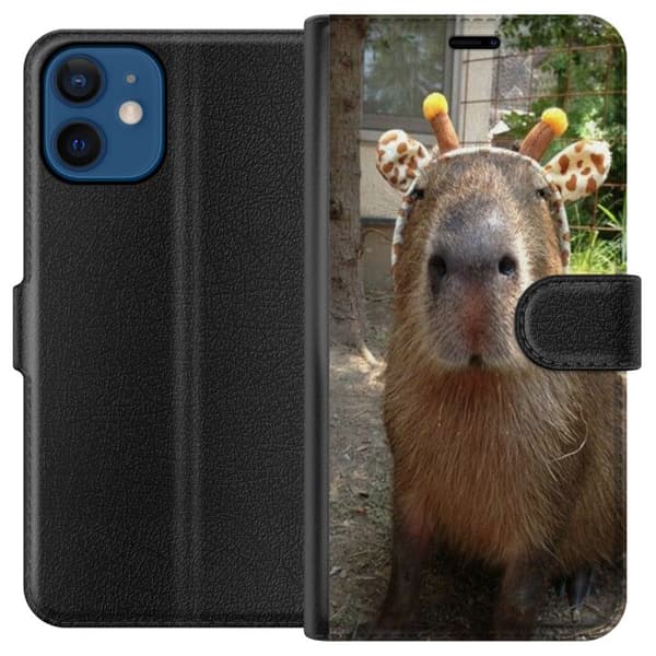 Yhteensopiva Lompakkokotelo Apple iPhone 12 mini Capybara