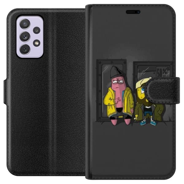 Kompatibelt Lommeboketui til Samsung Galaxy A52s 5G Spongebob