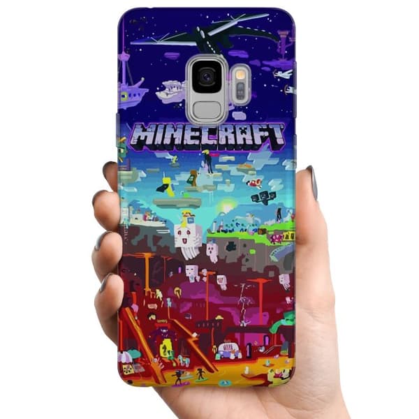 Kompatibelt Mobildeksel til Samsung Galaxy S9 MineCraft