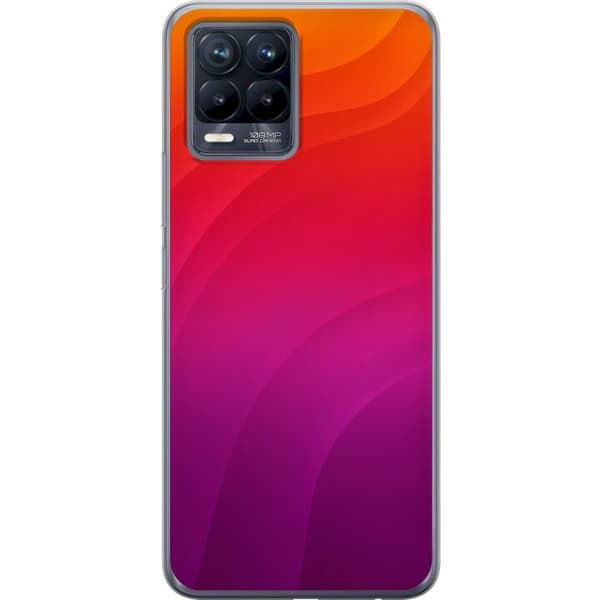 Kompatibelt Mobilskal till Realme 8 Sunset Waves