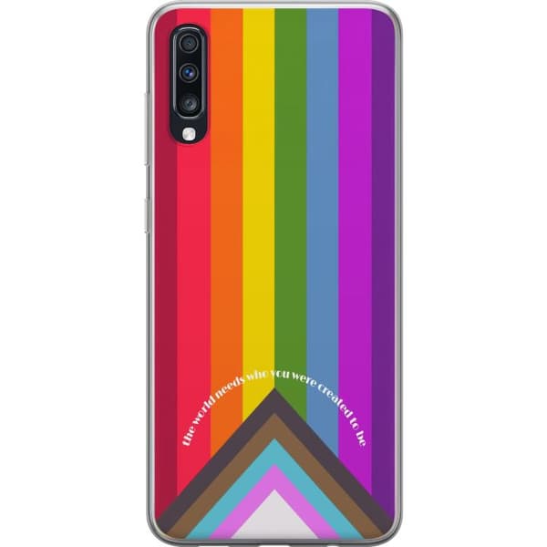 Kompatibelt Mobildeksel til Samsung Galaxy A70 Hei verden!