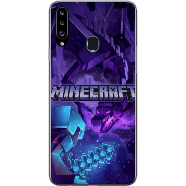 Kompatibelt Mobilskal till Samsung Galaxy A20s Minecraft