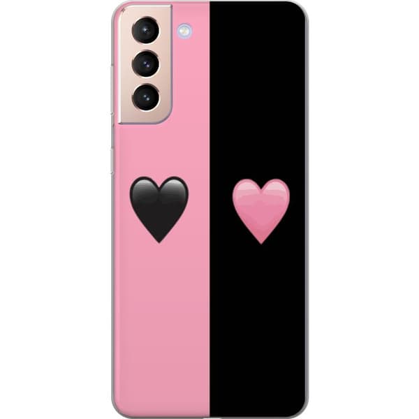 Kompatibelt Mobildeksel til Samsung Galaxy S21 Hjertene