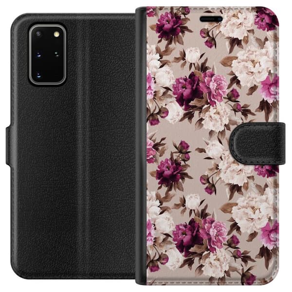 Kompatibelt Plånboksfodral till Samsung Galaxy S20+ Blommor