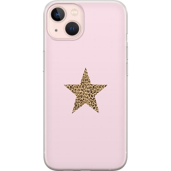 Kompatibelt Mobildeksel til Apple iPhone 13 mini Leopard stjerne