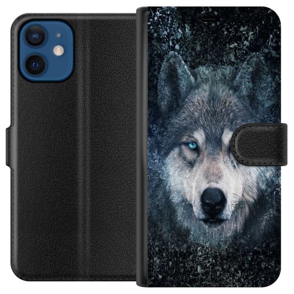 Yhteensopiva Lompakkokotelo Apple iPhone 12 mini Susi