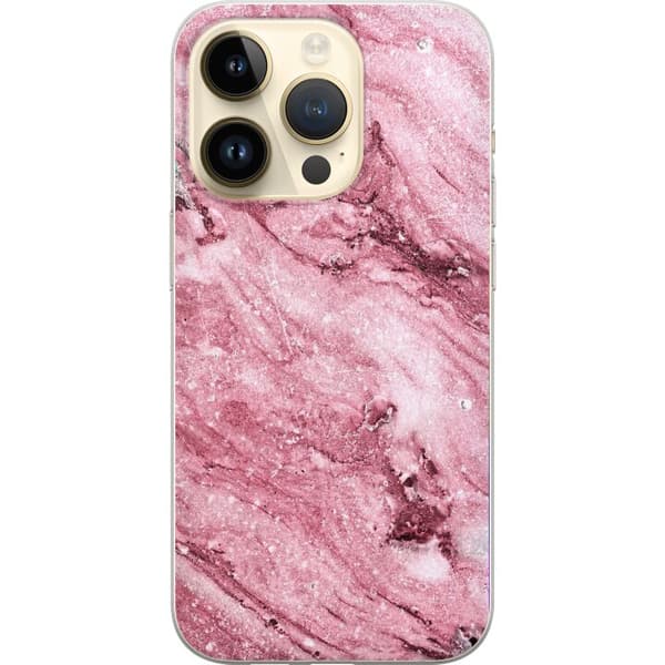 Kompatibelt Mobilskal till Apple iPhone 14 Pro Glitter Marble