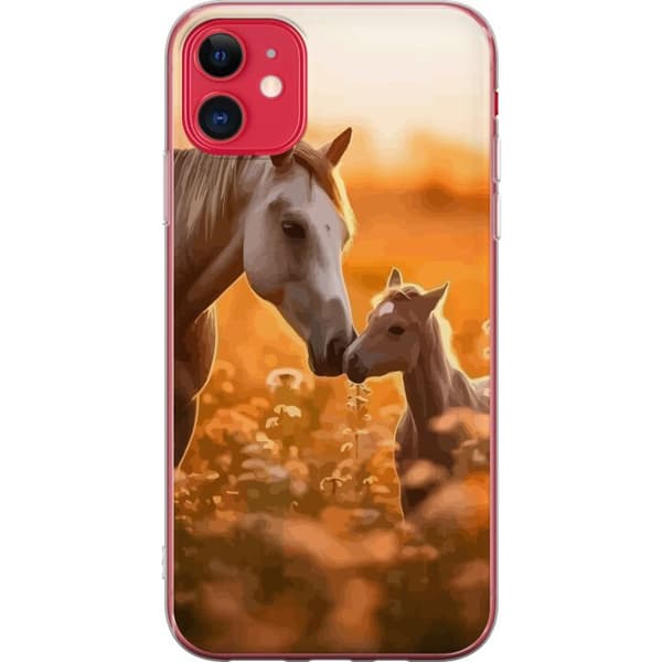 Kompatibelt Mobilskal till Apple iPhone 11 Hästar