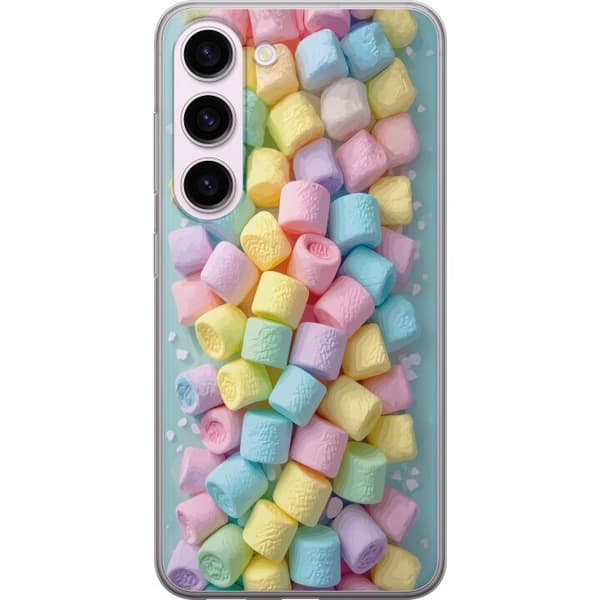 Kompatibelt Mobildeksel til Samsung Galaxy S23 Søt godisdesign med marshmallows