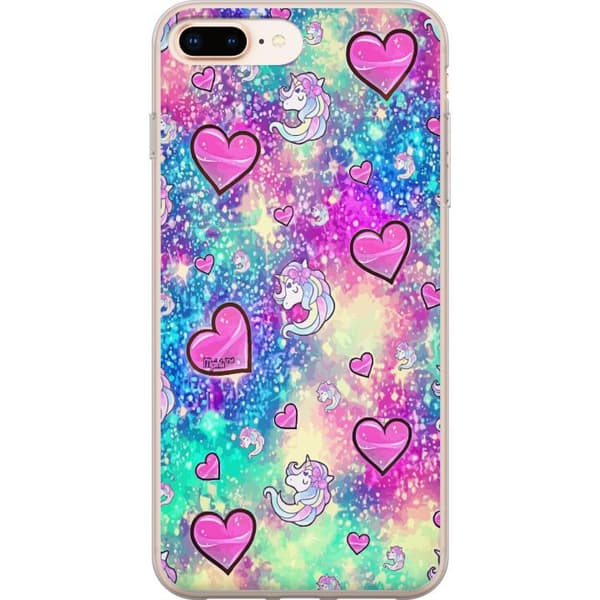 Kompatibelt Mobilskal till Apple iPhone 8 Plus Unicorn Enhörning