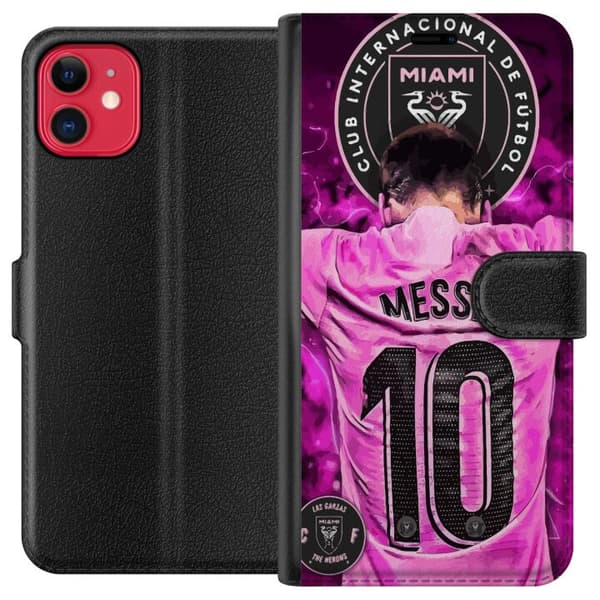 Kompatibel Tegnebogsetui til Apple iPhone 11 Lionel Messi (Inter Miami CF)