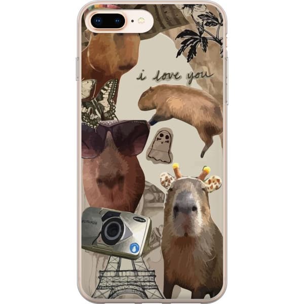 Kompatibelt Mobilskal till Apple iPhone 8 Plus Capybara