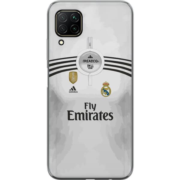 Kompatibelt Mobildeksel til Huawei P40 lite Vit fotbollströja