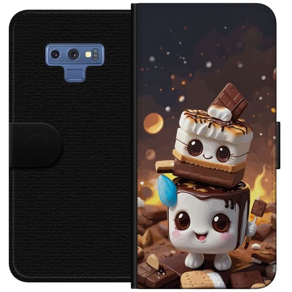 Kompatibelt Plånboksfodral till Samsung Galaxy Note9 Sött dessertdesign med marshmallow