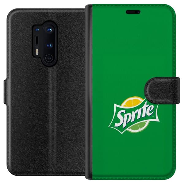 Kompatibel Tegnebogsetui til OnePlus 8 Pro Grøn drik-inspireret citrondesign