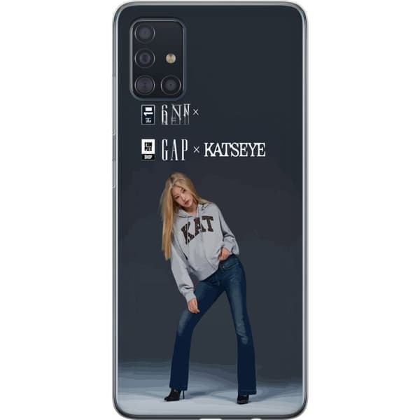 Kompatibelt Mobildeksel til Samsung Galaxy A51 KATSEYE blond modebild