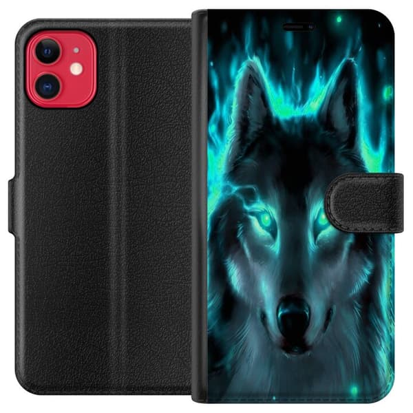 Kompatibelt Plånboksfodral till Apple iPhone 11 Varg