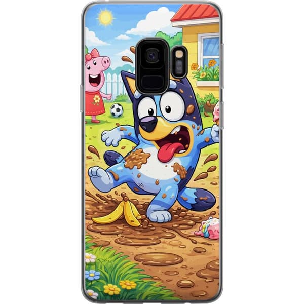 Kompatibelt Mobildeksel til Samsung Galaxy S9 Blåy