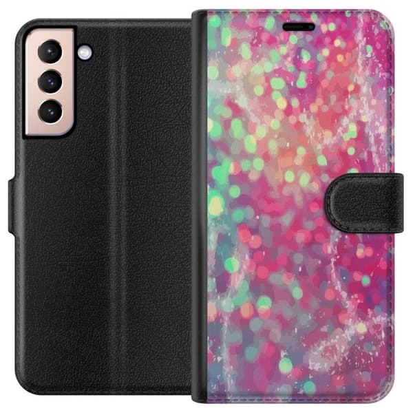 Kompatibelt Lommeboketui til Samsung Galaxy S21 Glitre