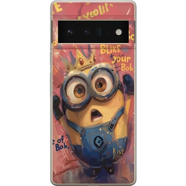 Kompatibelt Mobildeksel til Google Pixel 6 Pro Minion Med Krona