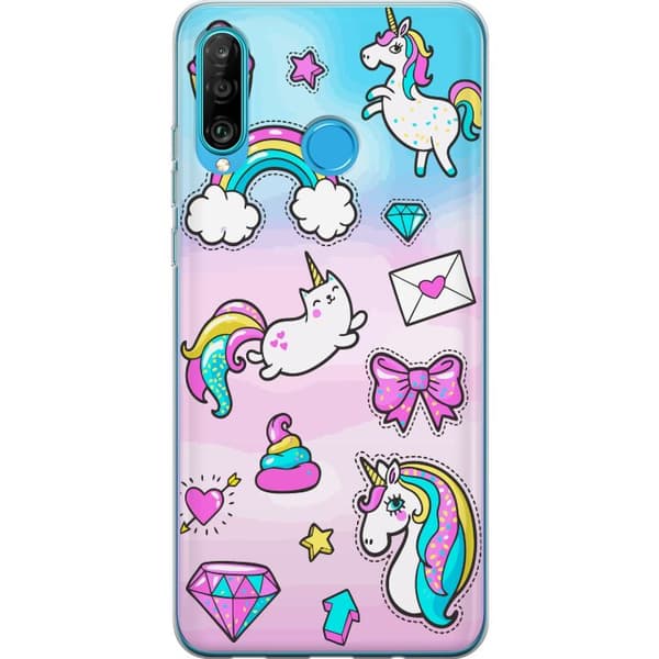 Kompatibelt Mobilskal till Huawei P30 lite UNICORN