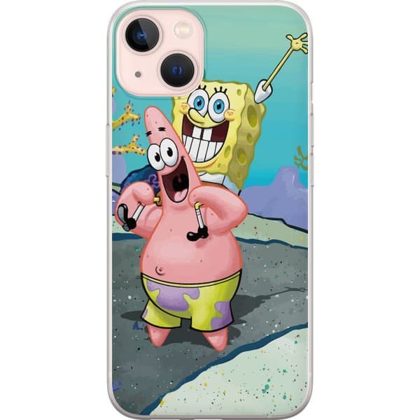 Kompatibel Mobilcover til Apple iPhone 13 SpongeBob Kvadrat