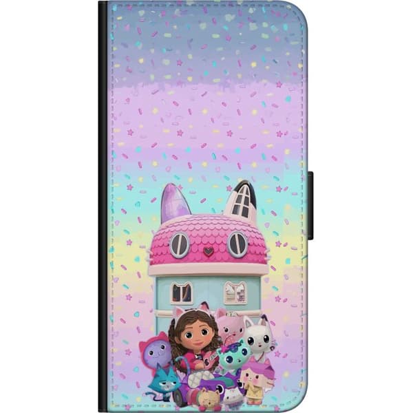 Kompatibelt Plånboksfodral till Xiaomi Redmi Note 9 Pro Gabbys Dockhus-tema med glada figurer