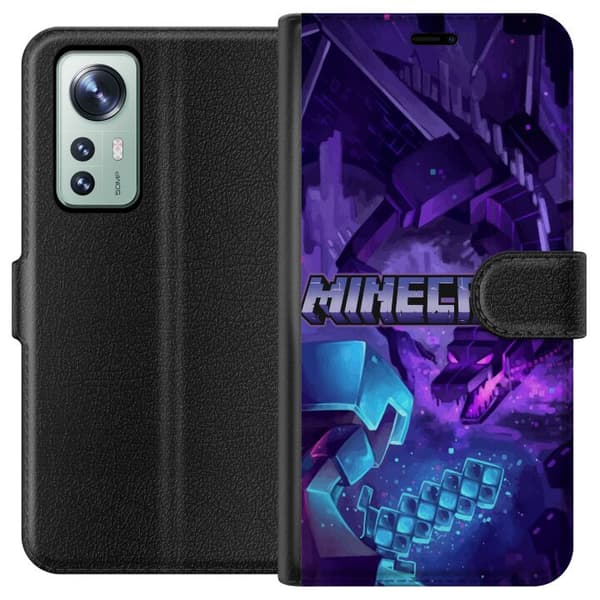 Kompatibel Tegnebogsetui til Xiaomi 12 Minecraft