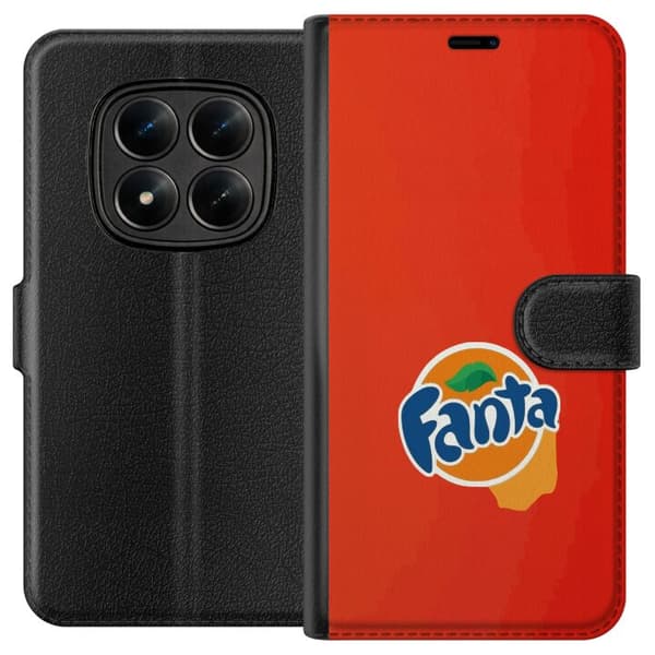 Kompatibel Tegnebogsetui til Xiaomi Redmi Note 15 Pro Elegant appelsinformation design