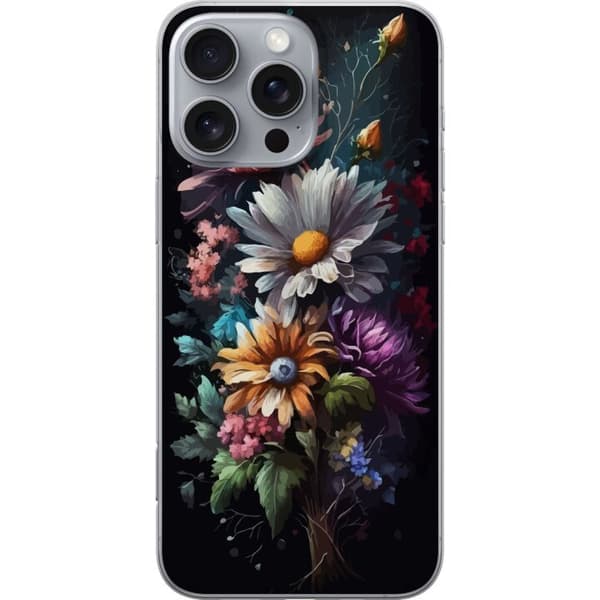 Kompatibelt Mobildeksel til Apple iPhone 16 Pro Max Blomster