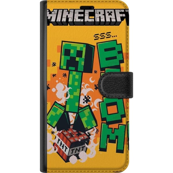 Kompatibelt Plånboksfodral till Xiaomi Redmi 9A Minecraft Boom