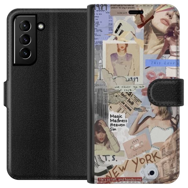 Kompatibelt Lommeboketui til Samsung Galaxy S21+ 5G Taylor Swift