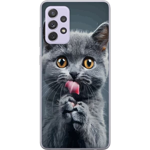Kompatibelt Mobilskal till Samsung Galaxy A52s 5G Katt