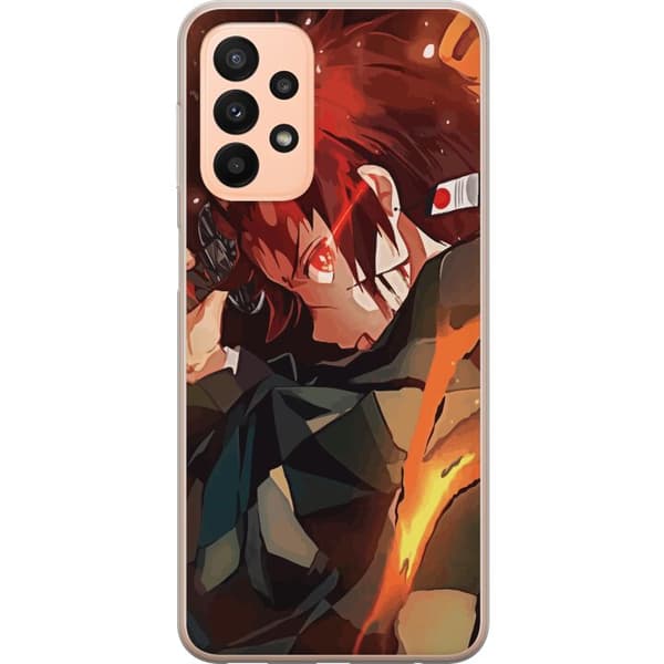 Kompatibelt Mobilskal till Samsung Galaxy A23 Demon Slayer