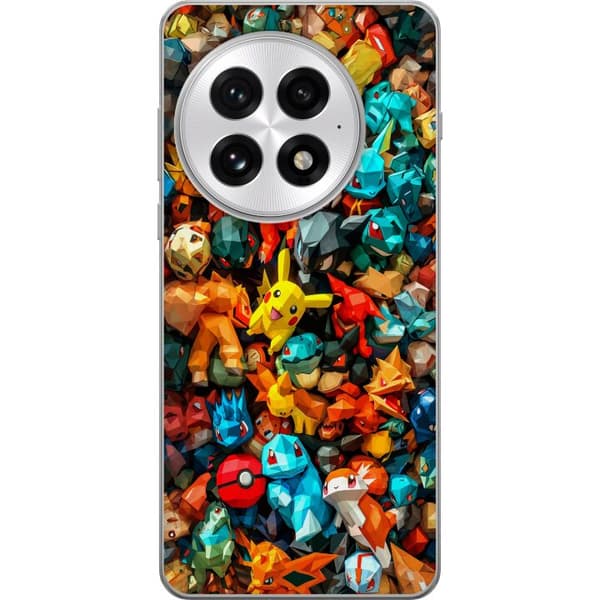Kompatibelt Mobilskal till OnePlus 13 Unik geometrisk pokémon-design