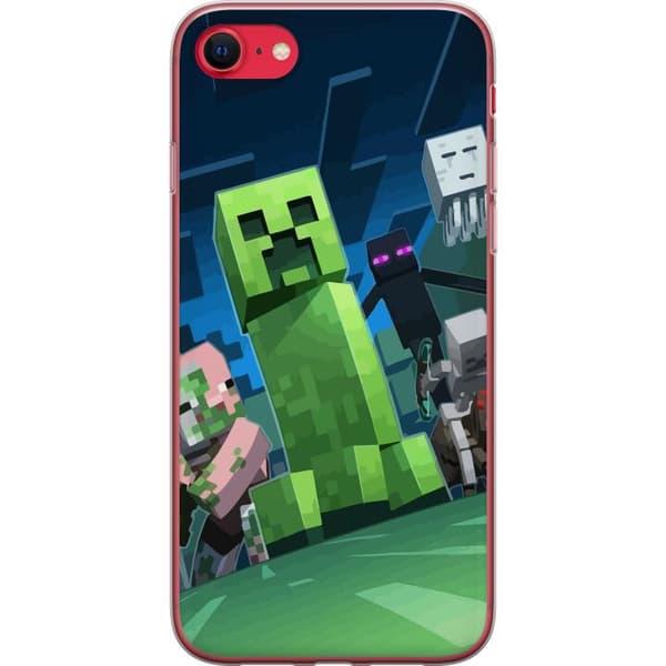 Kompatibelt Mobildeksel til Apple iPhone 7 MineCraft