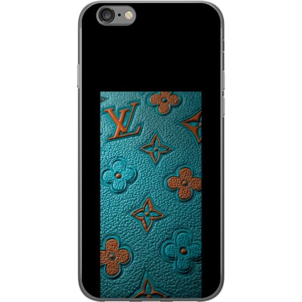 Kompatibelt Mobilskal till Apple iPhone 6 Elegant monogramdesign med präglad läderkänsla