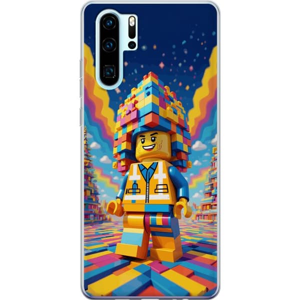 Kompatibelt Mobildeksel til Huawei P30 Pro Byggklossfigur