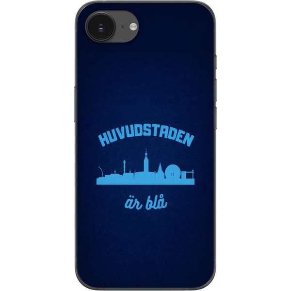 Kompatibelt Mobilskal till Apple iPhone 17e Djurgården är blå