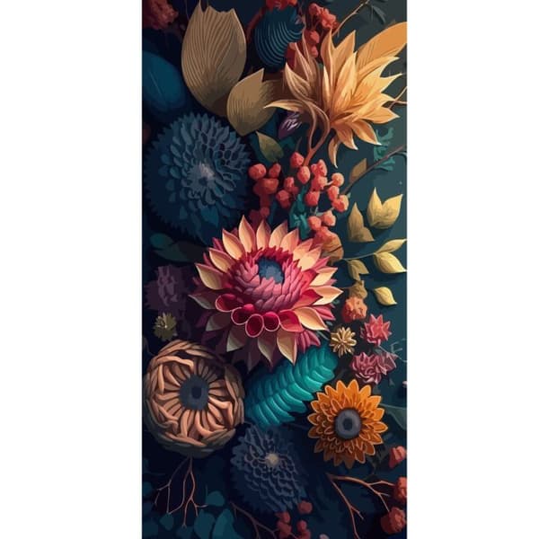 Yhteensopiva Lompakkokotelo Apple iPhone 13 Pro Blommor