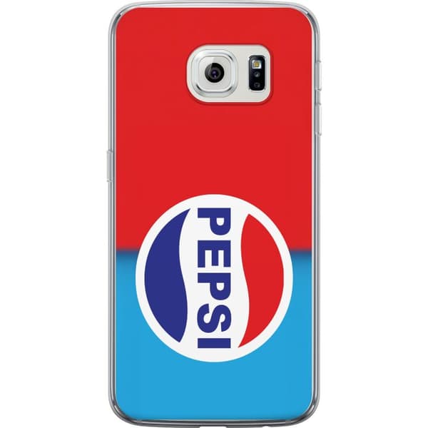 Kompatibelt Mobildeksel til Samsung Galaxy S6 edge Ikonisk Pepsi-design