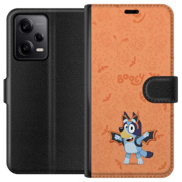 Kompatibel Tegnebogsetui til Xiaomi Redmi Note 12 Pro Søde tegnede Halloweenmotiver for børn
