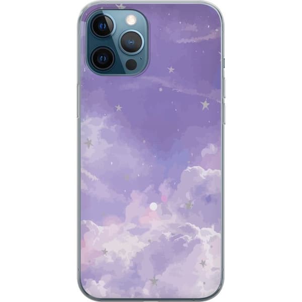 Kompatibelt Mobilskal till Apple iPhone 12 Pro Lila himmel