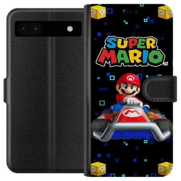 Kompatibel Tegnebogsetui til Google Pixel 6a Super Mario Wonder