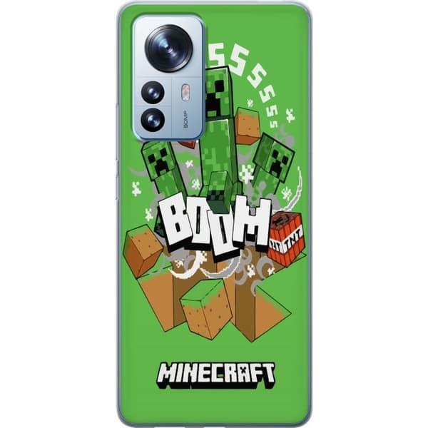 Kompatibelt Mobilskal till Xiaomi 12 Pro Minecraft