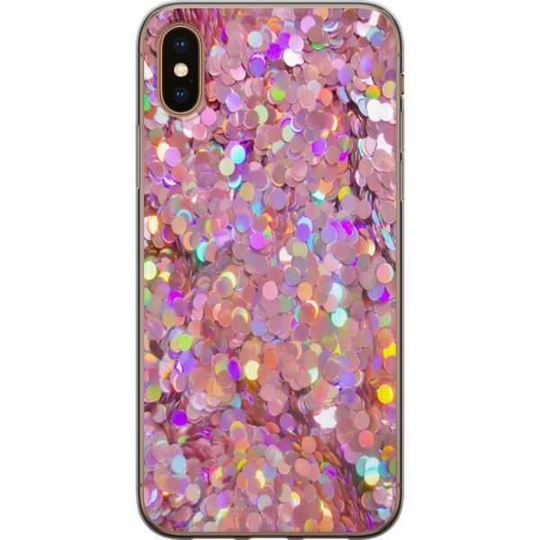 Kompatibelt Mobilskal till Apple iPhone XS Glitter