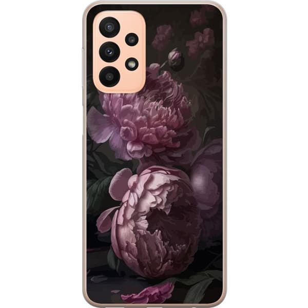 Kompatibelt Mobilskal till Samsung Galaxy A23 Blommor