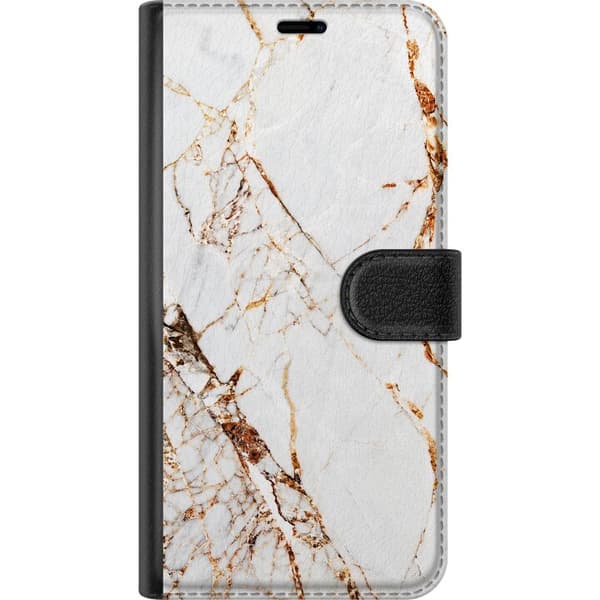 Kompatibelt Lommeboketui til Apple iPhone 17 Pro Max Gyldne årer